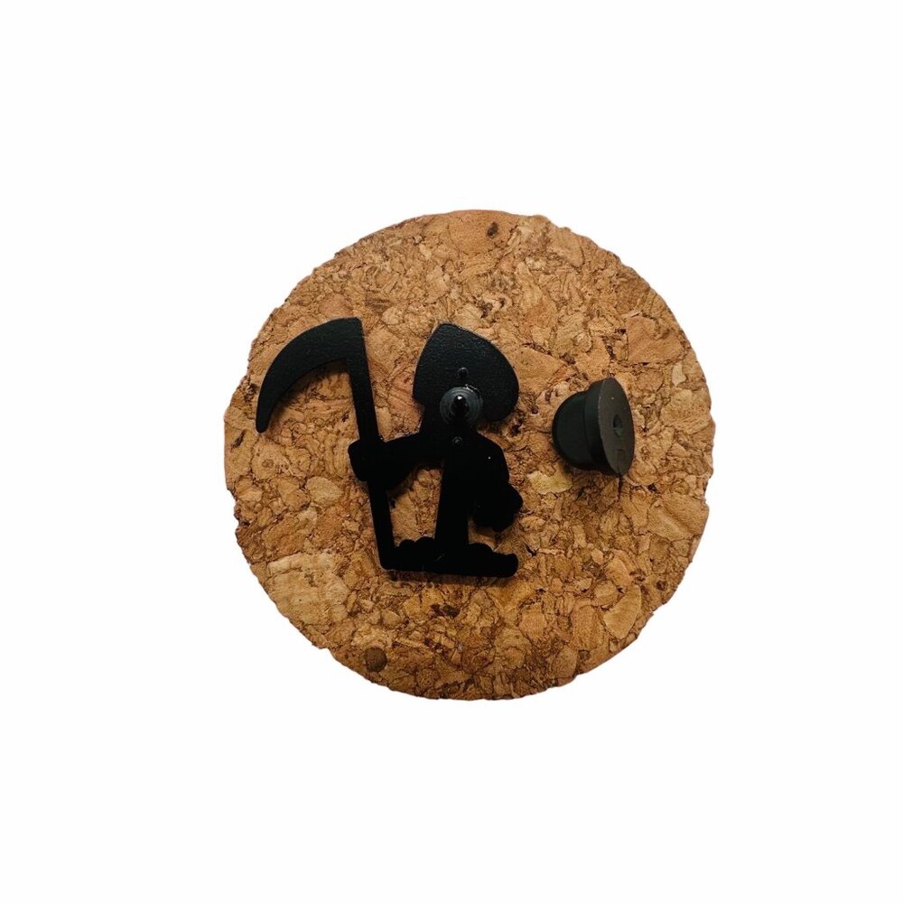 ✨New Oz Enamel Pin The Grim Adventures of Billy & Mandy Grim Reaper Metal Death - Picture 3 of 6